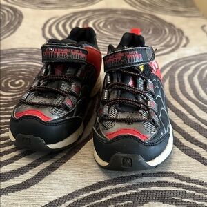 Spider-Man Black and Red Sneakers